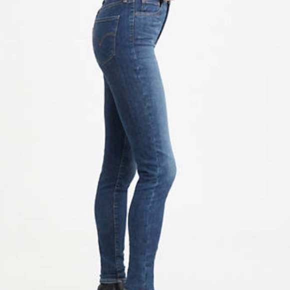 Levi's 535 Super Skinny Dark Wash Jeans - Picture 5 of 5
